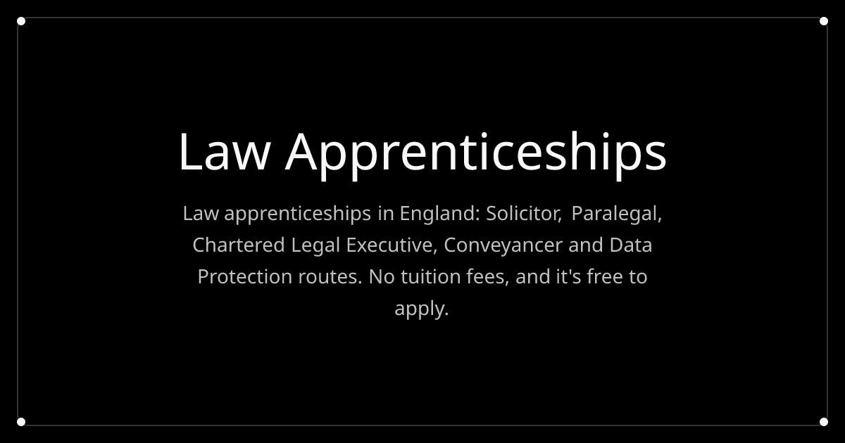 All apprenticeships — Datalaw | Law Apprenticeships