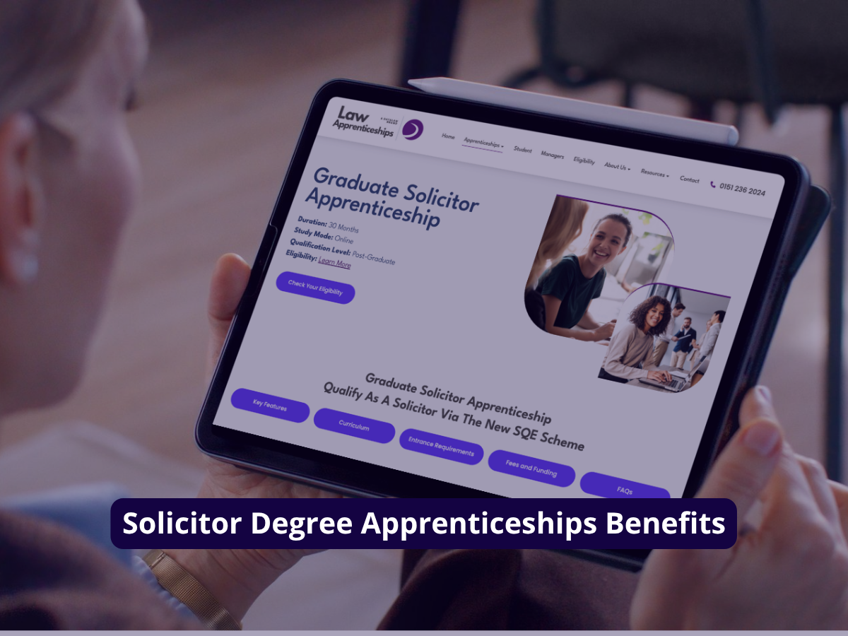 Solicitor Degree Apprenticeships Benefits